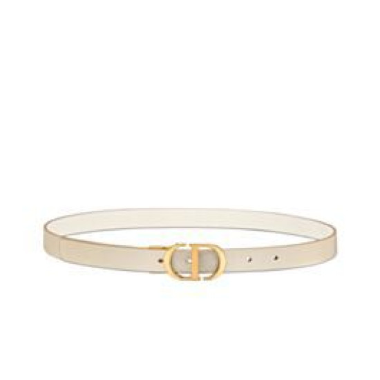 Cintura reversibile Christian Dior 30 Montaigne dorata