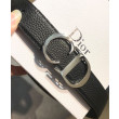 Alta gamma replica Cintura reversibile Christian Dior con cinturino nero Alta gamma replica Cintura reversibile Christian Dior con cinturino nero