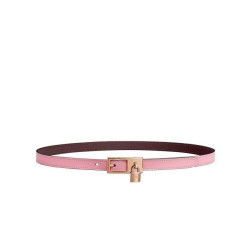 Pari all'originale replica Cintura reversibile Hermes Lucky 15 color malva