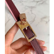 Pari all'originale replica Cintura reversibile Hermes Lucky 15 color malva Pari all'originale replica Cintura reversibile Hermes Lucky 15 color malva