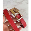 Pari all'originale replica Cintura reversibile Hermes Lucky 15 rossa Pari all'originale replica Cintura reversibile Hermes Lucky 15 rossa