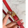 Pari all'originale replica Cintura reversibile Hermes Lucky 15 rossa Pari all'originale replica Cintura reversibile Hermes Lucky 15 rossa