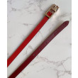 Pari all'originale replica Cintura reversibile Hermes Lucky 15 rossa Pari all'originale replica Cintura reversibile Hermes Lucky 15 rossa