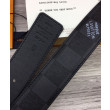 Cintura reversibile LV con iniziali LV da 40 mm nera