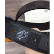 Cintura reversibile LV con iniziali LV da 40 mm nera