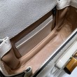 Dettagli perfetti Borse Replica Gucci Bamboo 1947 mini con manico superiore 686864 Beige