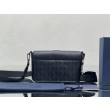 Dior Hit the Road CD Diamond Canvas Messenger Borse Firmate Replica da uomo nera