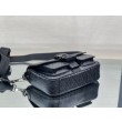 Dior Hit the Road CD Diamond Canvas Messenger Borse Firmate Replica da uomo nera