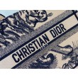 Dior Medium Book Tote Macro Toile de Jouy Bora Pari all'originale replica con ricamo tigre