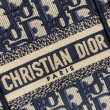 Dior Mini Book Tote Phone Borsa con ricamo Dior Oblique blu Dior Mini Book Tote Phone Borsa con ricamo Dior Oblique blu