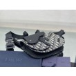 Dior Saddle Men Pouch Dior Oblique Jacquard Grigio