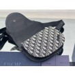Dior Saddle Men Pouch Dior Oblique Jacquard Grigio