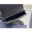 Dior Saddle Men Pouch Dior Oblique Jacquard Grigio