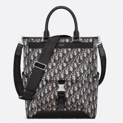 Imitazioni borse griffate tote Dior Explorer Dior Oblique Jacquard nera