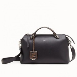 Fendi By The Way Bora Pari all'originale replica Media Con Manici FF Nera