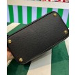 fedele Mini borsa Prada Double in pelle Saffiano nera