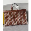 Fendi X-Tote Bag 8BH374 Caffè