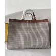 Fendi X-Tote Bag 8BH374 Caffè