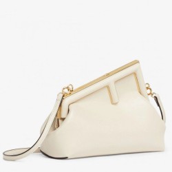 Borsa Fendi First Small In Nappa Menta Bianca