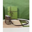 Gucci Ophidia GG Mini borsa con manico superiore 699532 Caffè scuro
