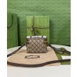 Gucci Ophidia GG Mini borsa con manico superiore 699532 Caffè scuro