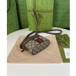 Gucci Ophidia GG Mini borsa con manico superiore 699532 Caffè scuro
