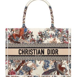 Christian Dior Medium Dior Book Tote Crema