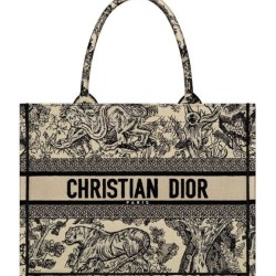 Christian Dior Medium Dior Book Tote Crema