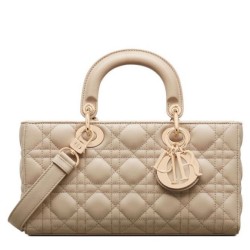Imitazioni borse griffate Christian Dior Lady D-Joy Albicocca
