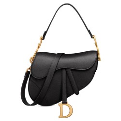 Qualità superiore replica a sella Christian Dior con cinturino nero