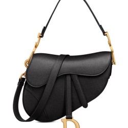 Qualità superiore replica a sella Christian Dior con cinturino nero
