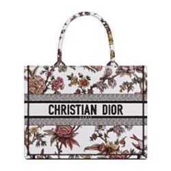 Christian Dior Medium Dior Book Tote Crema