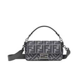 Borse Replica Alta Qualità Baguette Fendi 8BR600 Nera