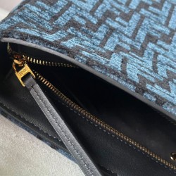 Borse Replica con zip Fendi O'Lock 8BR805 blu Borse Replica con zip Fendi O'Lock 8BR805 blu