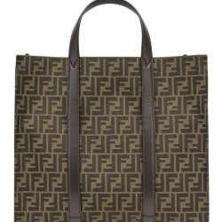 Borse Imitazioni Shopper Fendi 7VA390 Caffè