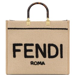 Borse Replica tote media Fendi Sunshine 8BH386 Albicocca