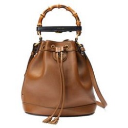 Borsa a secchiello piccola Gucci Diana 724652 Caffè