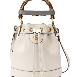 Mini borsa a secchiello Gucci Diana 724667 bianca