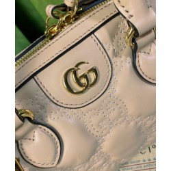 Mini borsa in pelle Gucci GG Matelasse 702251 Crema Mini borsa in pelle Gucci GG Matelasse 702251 Crema