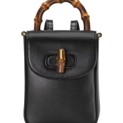 Mini borsa Gucci Bamboo 702106 nera