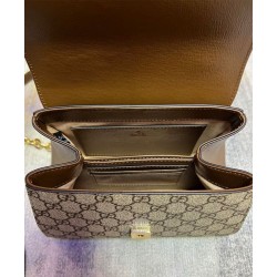 Mini Borsa Gucci Horsebit 1955 703848 Caffè Mini Borsa Gucci Horsebit 1955 703848 Caffè