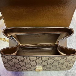 Mini Borsa Gucci Horsebit 1955 703848 Caffè Mini Borsa Gucci Horsebit 1955 703848 Caffè