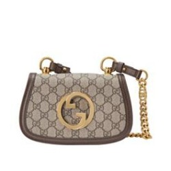 Qualità premium Borse Replica Gucci Blondie Mini 724645 Caffè scuro