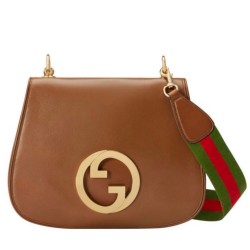 Borsa media Gucci Blondie 699210 Caffè