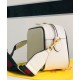 Borsa a tracolla piccola Gucci x adidas 702427 Crema