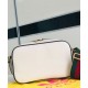 Borsa a tracolla piccola Gucci x adidas 702427 Crema