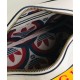 Borsa a tracolla piccola Gucci x adidas 702427 Crema