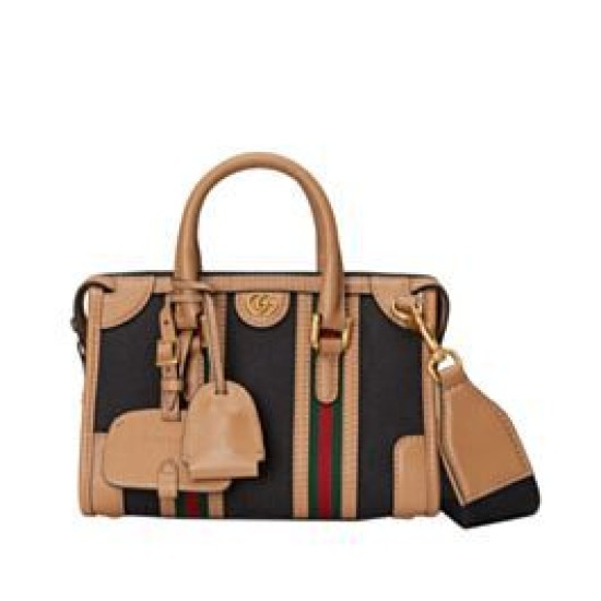 Imitazione Borse Imitazioni con manico superiore in tela mini Gucci 715771 nera Imitazione Borse Imitazioni con manico superiore in tela mini Gucci 715771 nera