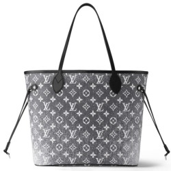 Bora Pari all'originale replica Louis Vuitton Neverfull MM M21465 Nera