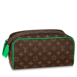 Borsa da toilette LV Dopp Kit M46253 verde